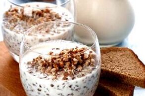 buckwheat with kefir and bread for weight loss of 5 kg per week