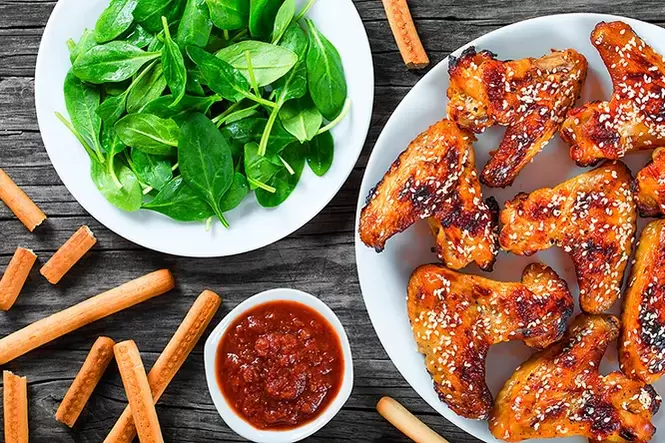 chicken wings on a zero carb diet